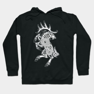 Celtic Elk Rampant Hoodie